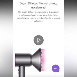 Dyson Diffuser with Pink Accents